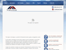 Tablet Screenshot of agencyadvantage.com